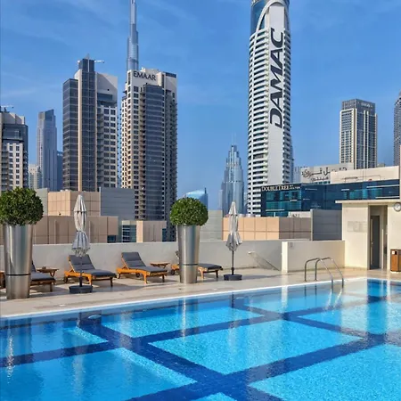 Feral Homes Studio With Burj Khalifa View Дубай Екстер'єр фото